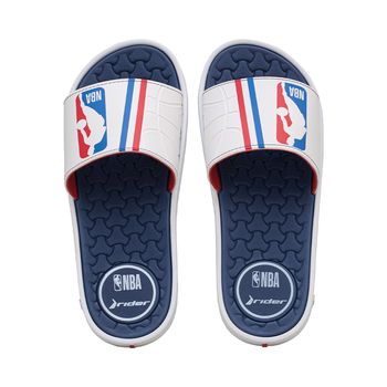 Chinelo-Slide-Branco-e-Azul-NBA-|-Rider-Tamanho--42---Cor--BRANCO-0